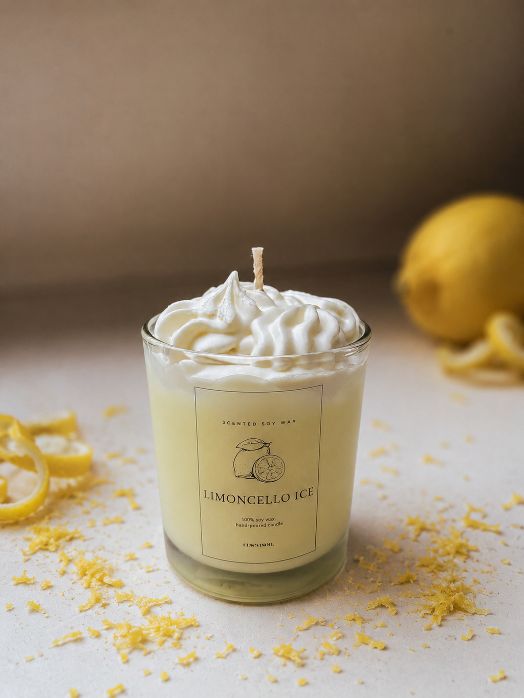 Limoncello Ice geurkaars 🍋