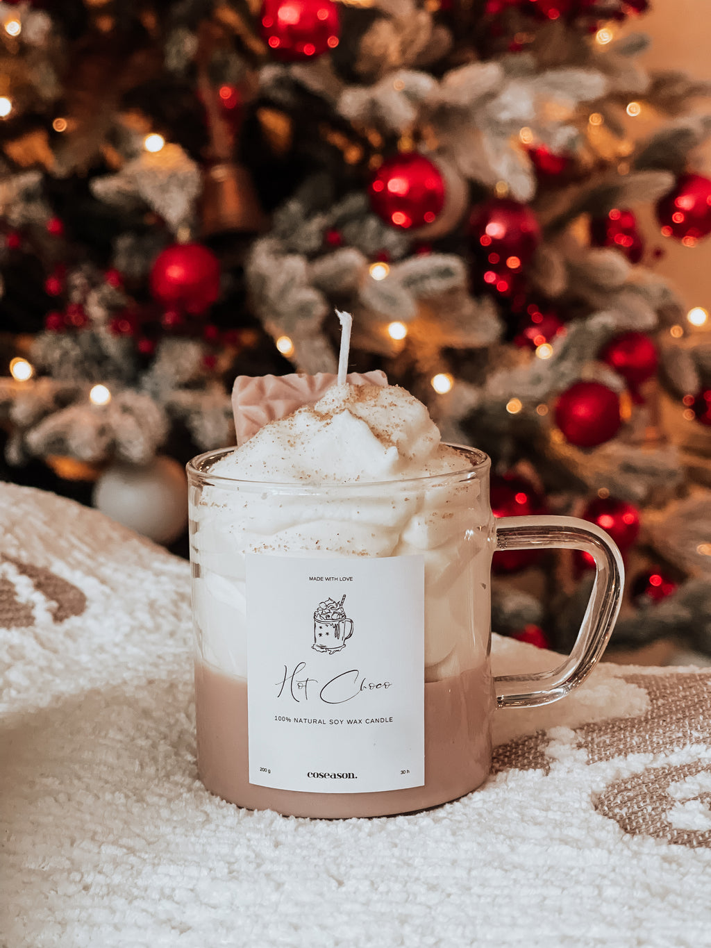 Hot Choco kaars in mok 🍫