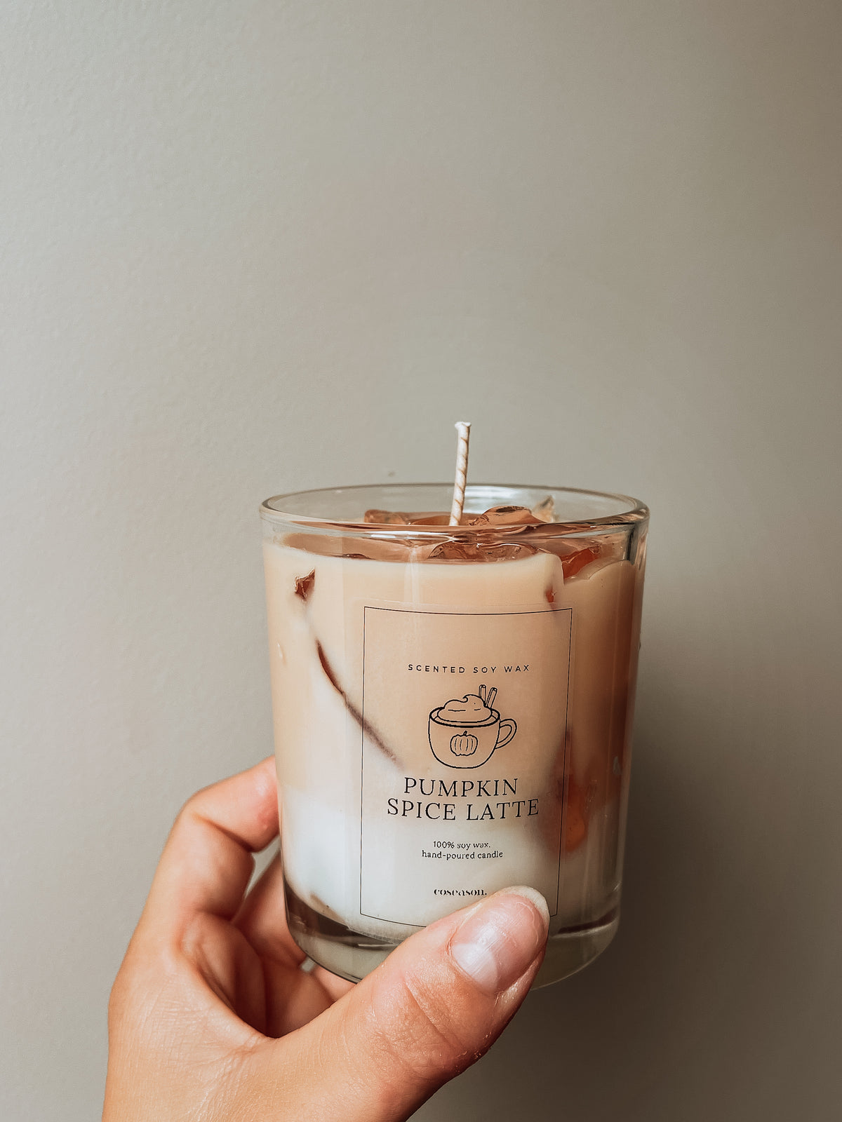 Pumpkin spice latte kaars