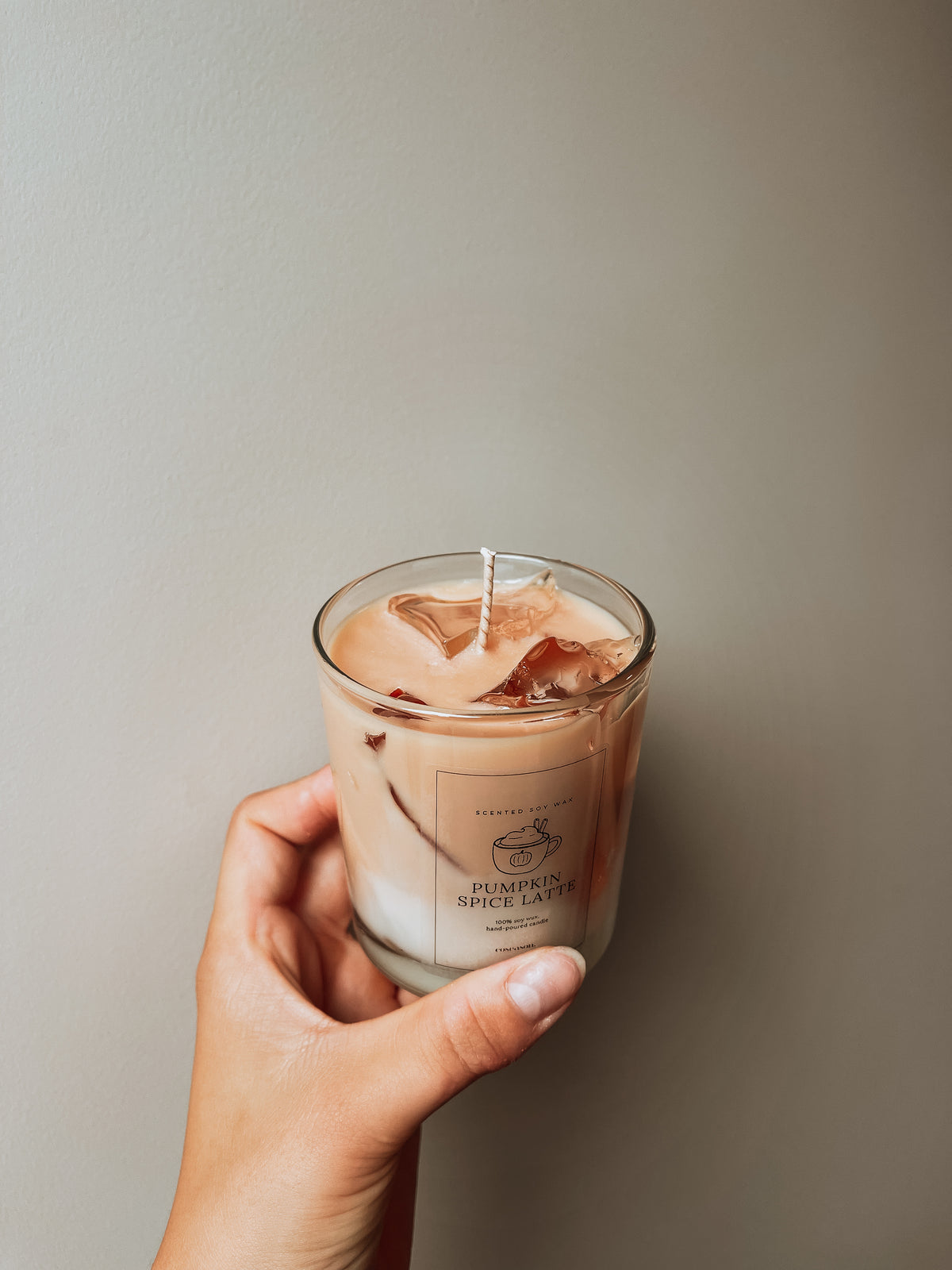 Pumpkin spice latte kaars