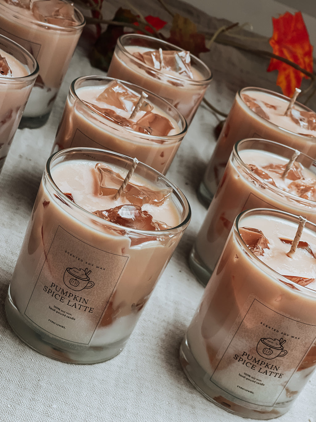 Pumpkin spice latte kaars