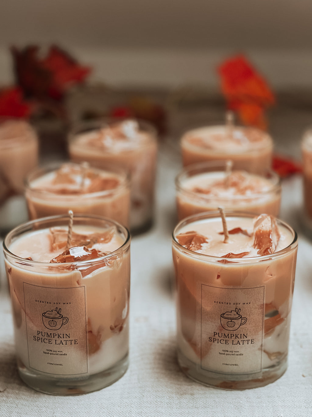 Pumpkin spice latte kaars