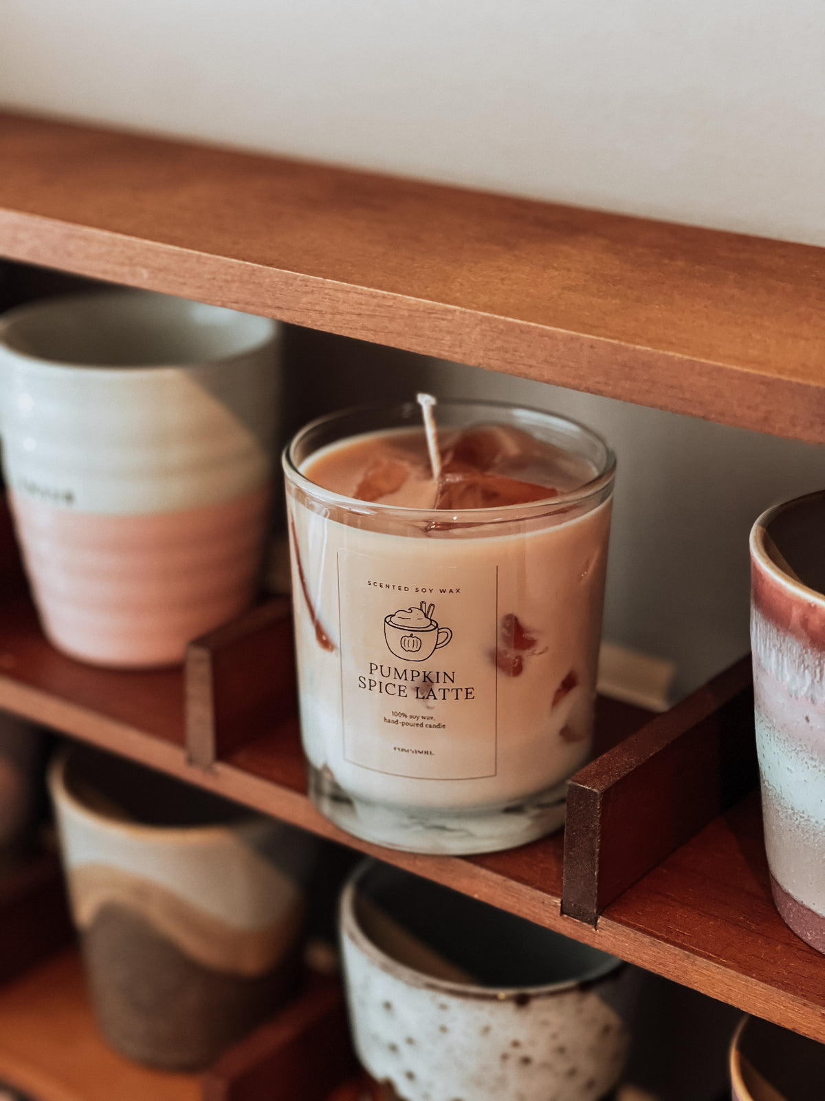 Pumpkin spice latte kaars