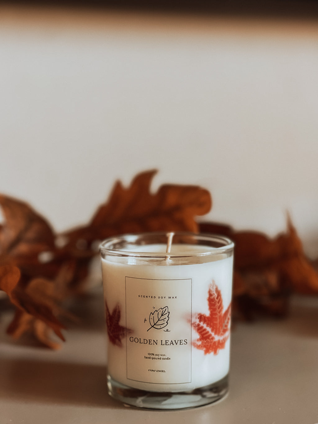 Golden Leaves 🍁 Geurkaars