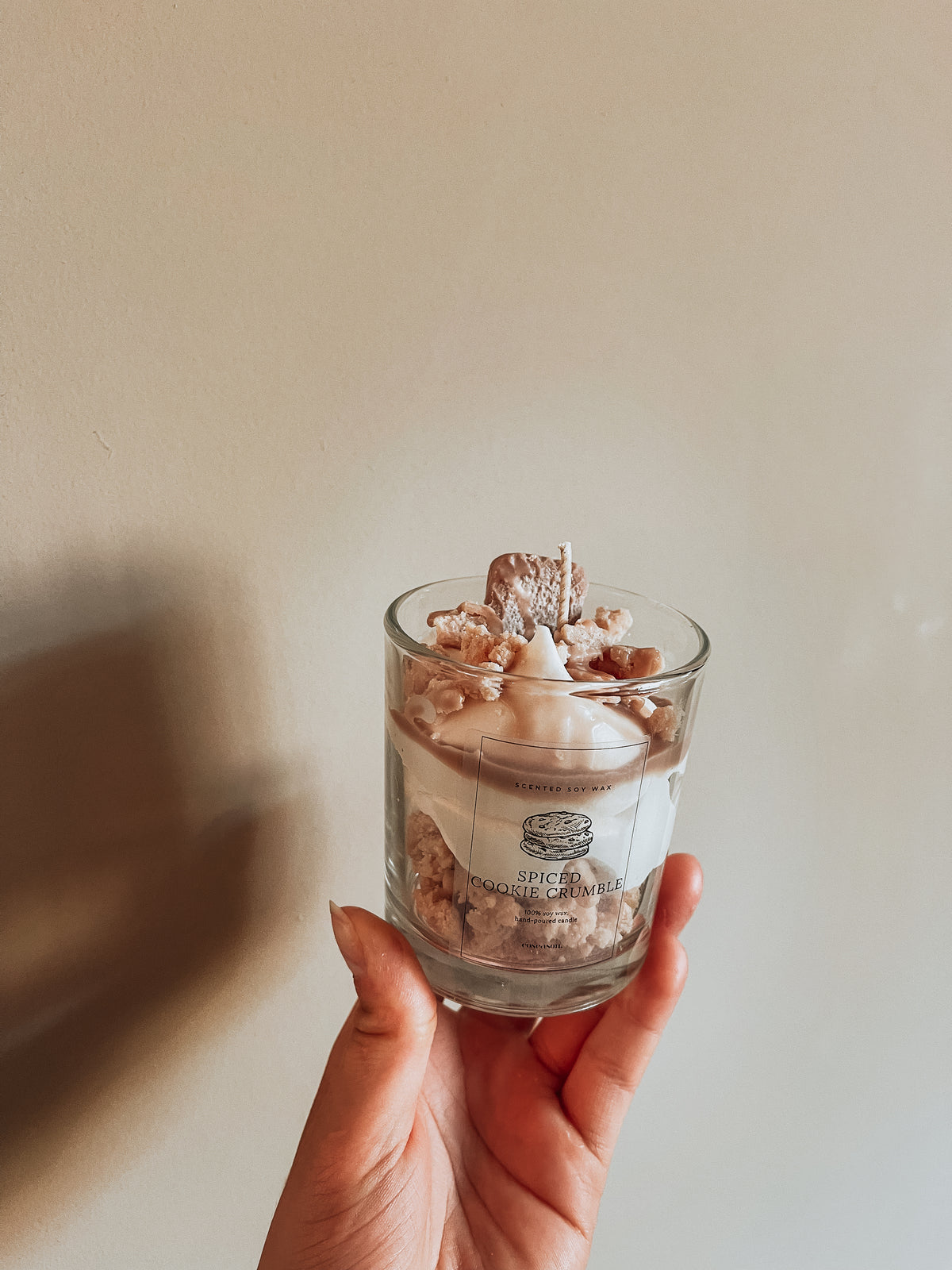 Spiced Crumble Cookie 🍪  Geurkaars