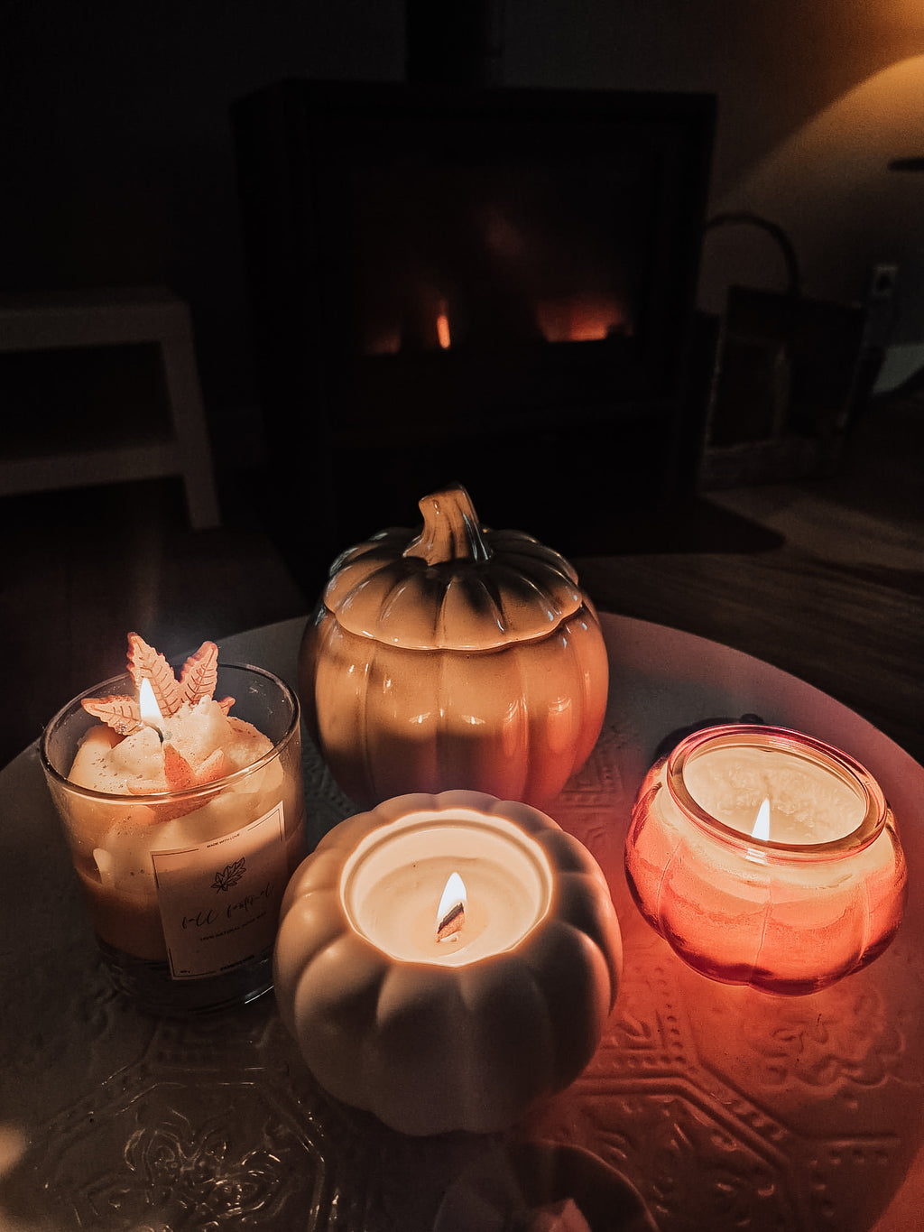 Pompoen Butternut White 🤍🎃 Geurkaars