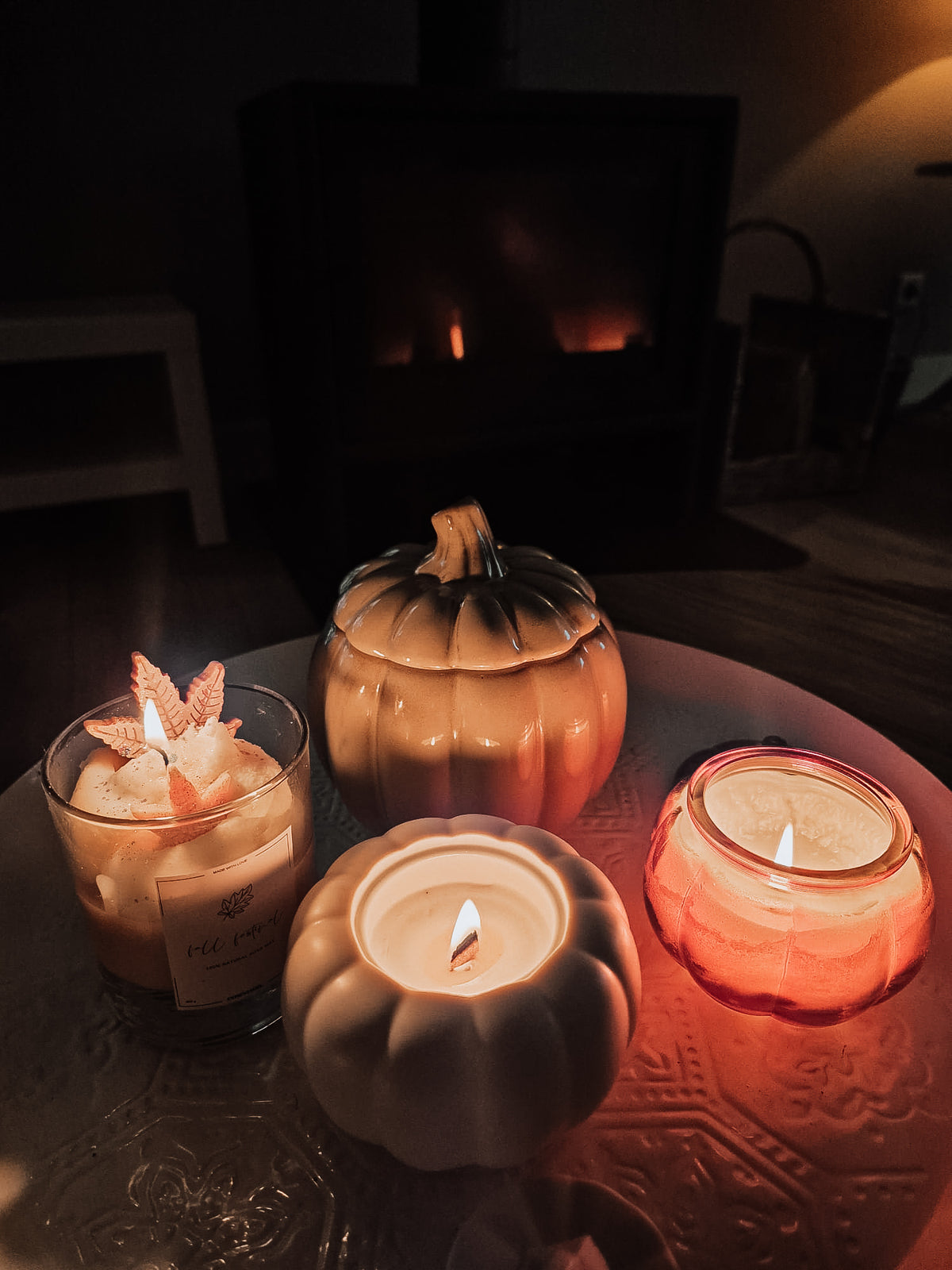 Pompoen Butternut White 🤍🎃 Geurkaars